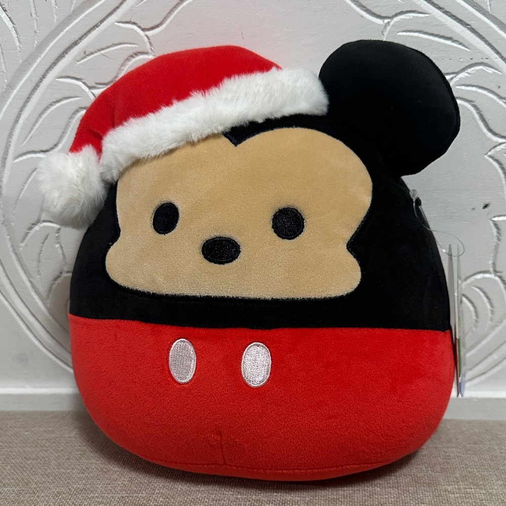 Disney Squishmallows Mickey Mouse in Red and Black